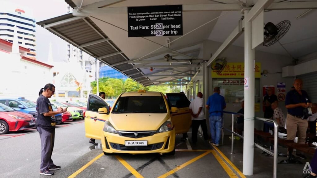 Malaysia-registered taxis entering Singapore to pay S$15 per trip from 2027, up from S$2 a month