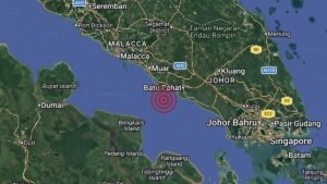 Weak 3.3-magnitude earthquake hits waters off Johor