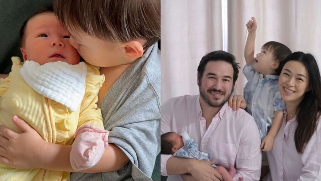 Actress Rebecca Lim’s husband surprises fans by revealing baby daughter’s face