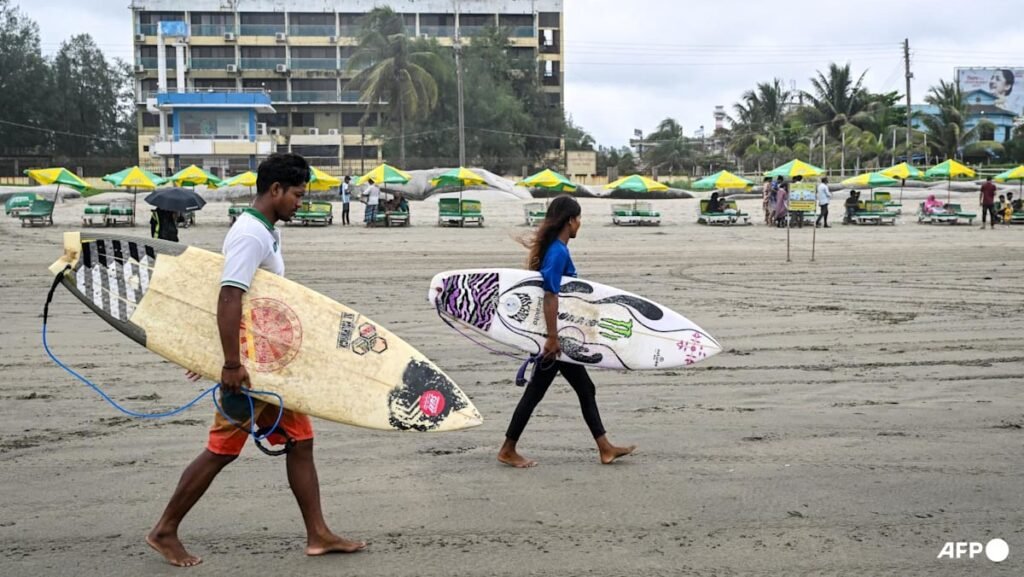 Pipe dreams: Bangladesh surfers chase waves at Asian Games