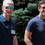 Apple touches $5 trillion market cap for first time