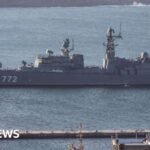 Russian warship carried out firing exercise off Plymouth coast