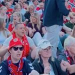Mass ‘Viking row’, uprooted plants and dented trains as Norway World Cup fans celebrate