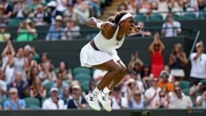 Gauff survives tense tiebreak to keep Wimbledon hopes alive