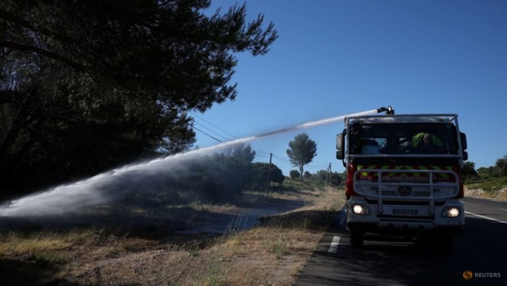 Firefighters battle blazes in southern France after European heatwave
