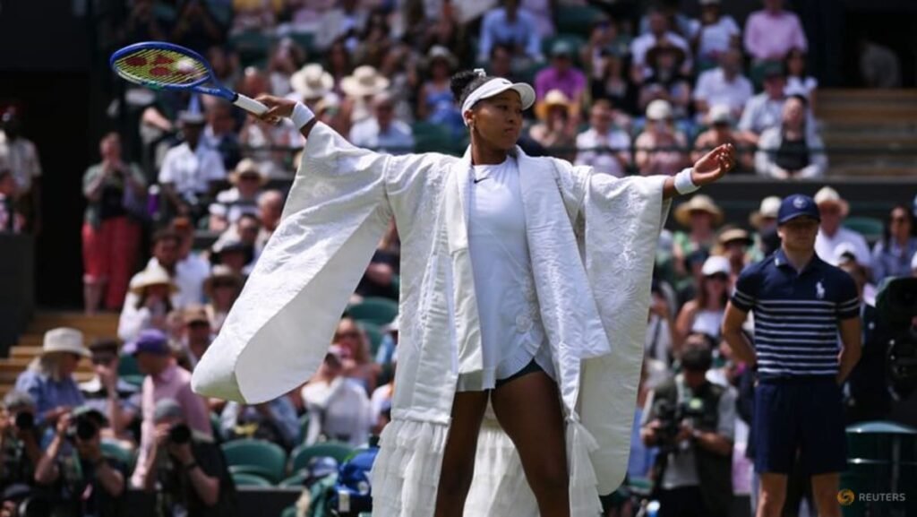 Flair, fire and fight as Osaka beats Kasatkina to make Wimbledon last 16