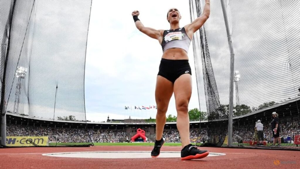Olympic champions Sion, Katzberg shine in Eugene field events