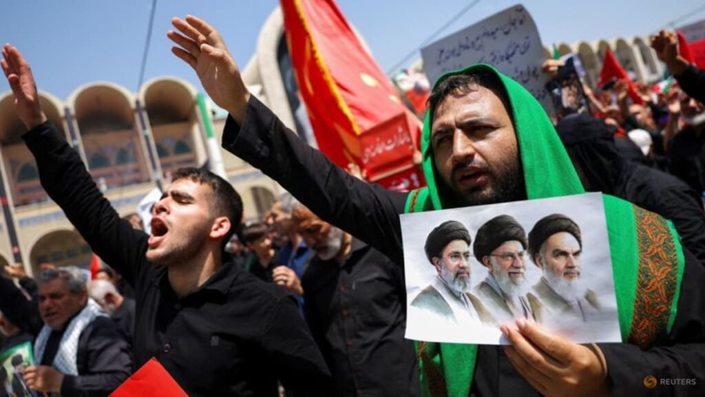Huge crowds throng Tehran for Khamenei funeral ceremonies