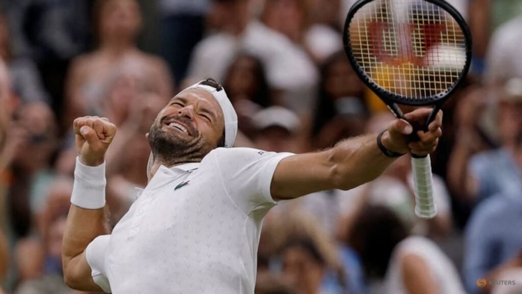 A year after Wimbledon heartache, Dimitrov sees off Berrettini for return to fourth round