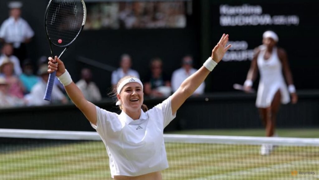 Muchova topples Gauff in thriller to reach Wimbledon final for first time