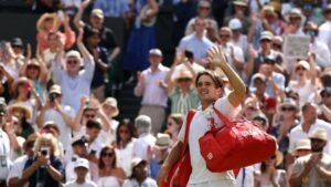 Home hope Fery traded a Greek beach for Wimbledon Centre Court