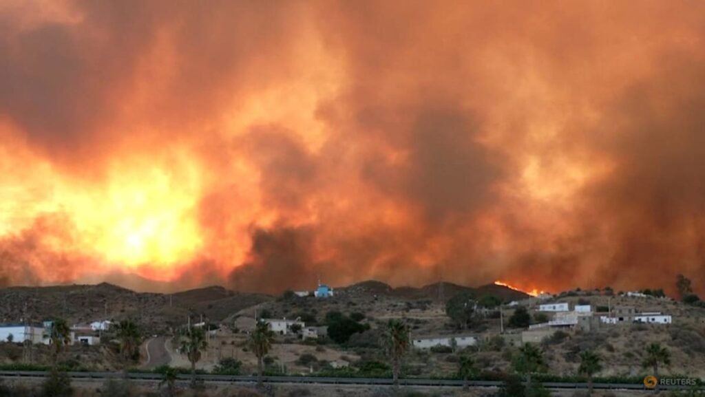 Spain wildfire roars through village leaving 11 dead and 19 missing