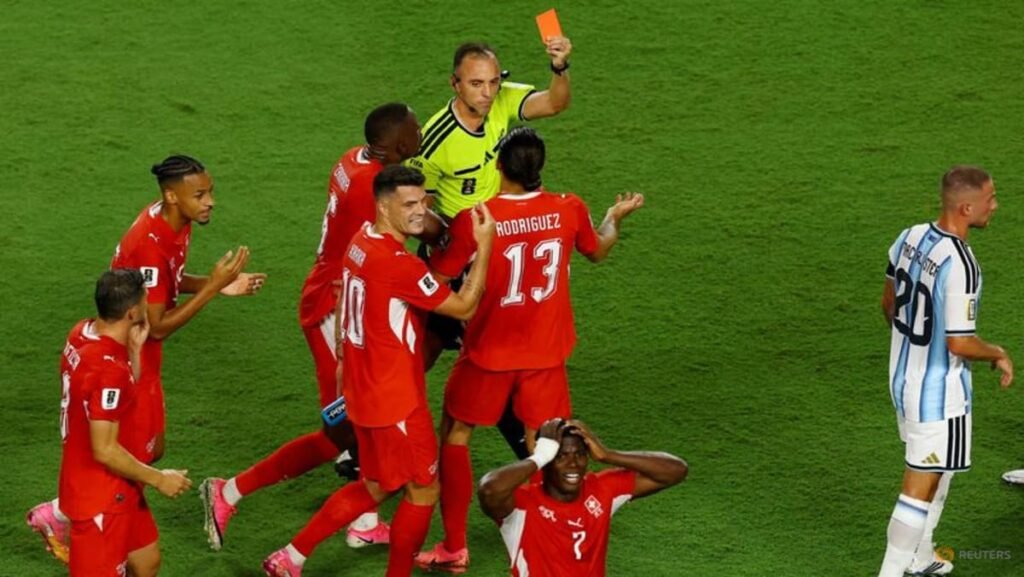 Embolo red card turns Swiss dream into heartbreak against Argentina