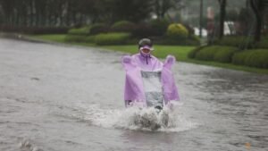 More than 260,000 evacuated in China as Typhoon Bavi brings severe floods