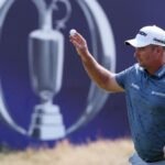 Fox feasts on birdies to grab joint lead at Open with record-equalling round
