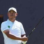 South Korea’s Kim leads Open as Burns falters