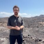 Spain wildfires: Inside the village at epicentre of blaze