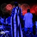 US celebrates its 250th birthday with fireworks, flyovers and football