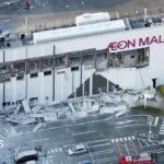 Many people trapped inside Japanese shopping centre after earthquake, fire service says