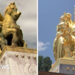 Worth $5m? Visitors react to renovated Washington horse statues