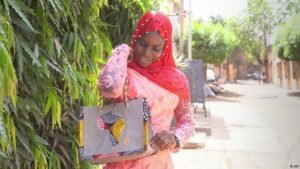 Upcycling water sachets in West Africa