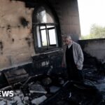 Israeli settlers set fire to mosques, cars and farm land in West Bank, Palestinians say
