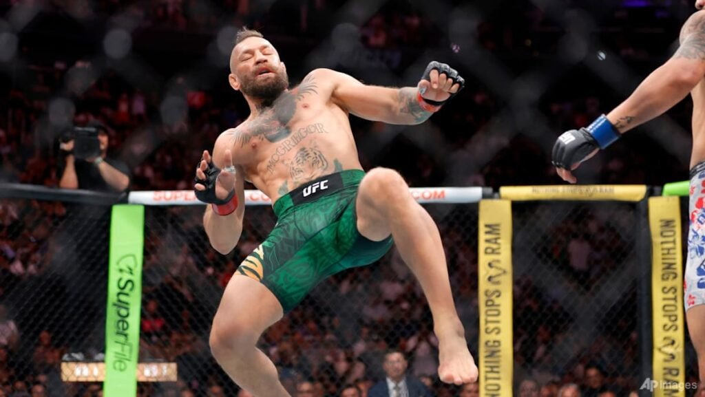 Conor McGregor’s long-awaited UFC return ends with another leg injury