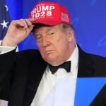 Trump bashes ‘fake news’, stokes 2028 furor in press gala rerun