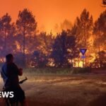 Around 12,000 evacuated in France fires as firefighter killed in Italy