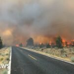 North America wildfires burn millions of acres in western US and Canada