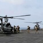 US helicopter fired on ship that tried to break Iran ports blockade