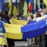 Far from home, Ukrainians abroad mark 35 years of independence as war with Russia drags on