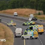 M9 crash: Vigil takes place for four people injured in County Kildare crash
