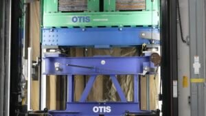 Elevator giant Otis wants to be a defensive play in an volatile market. It has to prove itself first