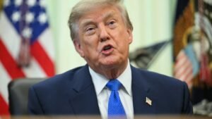Trump claims total control of Hormuz, demands Iran pay reparations as standoff deepens