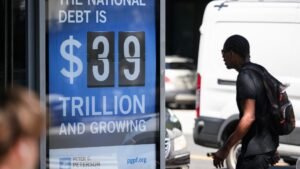 U.S. government debt passes $40 trillion, more than doubling in a decade