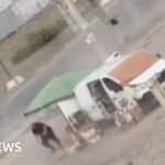 Video shows Russian drone chasing Ukrainian street vendor in ‘human safari’ attack