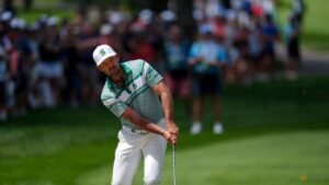 Schwartzel’s ball becomes fish food at LIV Golf Bedminster