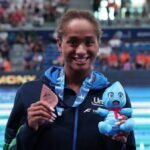 Italy’s Curtis takes McKeown’s 50m backstroke world record