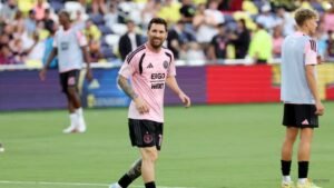 Messi scores emotional first goal since father’s death