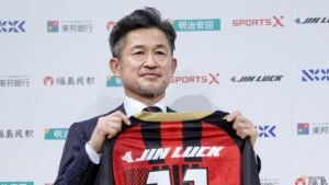Japan’s Miura, 59, becomes oldest scorer in Emperor’s Cup history