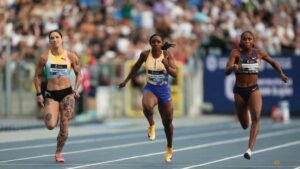 Jefferson-Wooden beats Alfred in Silesia, Seville takes men’s sprint