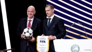 UEFA’s Ceferin says Infantino could face election challenger, rules out FIFA bid
