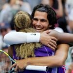 Williams, Alcaraz advance in US Open mixed doubles, Djokovic, Sabalenka stunned