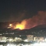Hawk fire: 90,000 told to evacuate as wildfire approaches Reno, Nevada