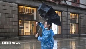 Three storms strike Asia in a week battering millions with heavy rain and strong winds