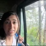 Nepal flood relief vehicles trapped as heavy rain turns roads to mud