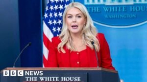 Trump says Press Secretary Karoline Leavitt to leave post