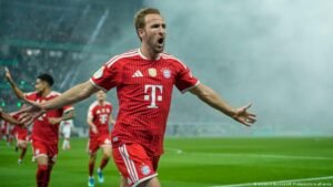 Harry Kane named men’s footballer of the year in Germany