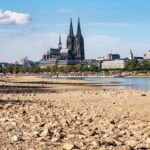 As water runs short on Rhine, ships left high and dry